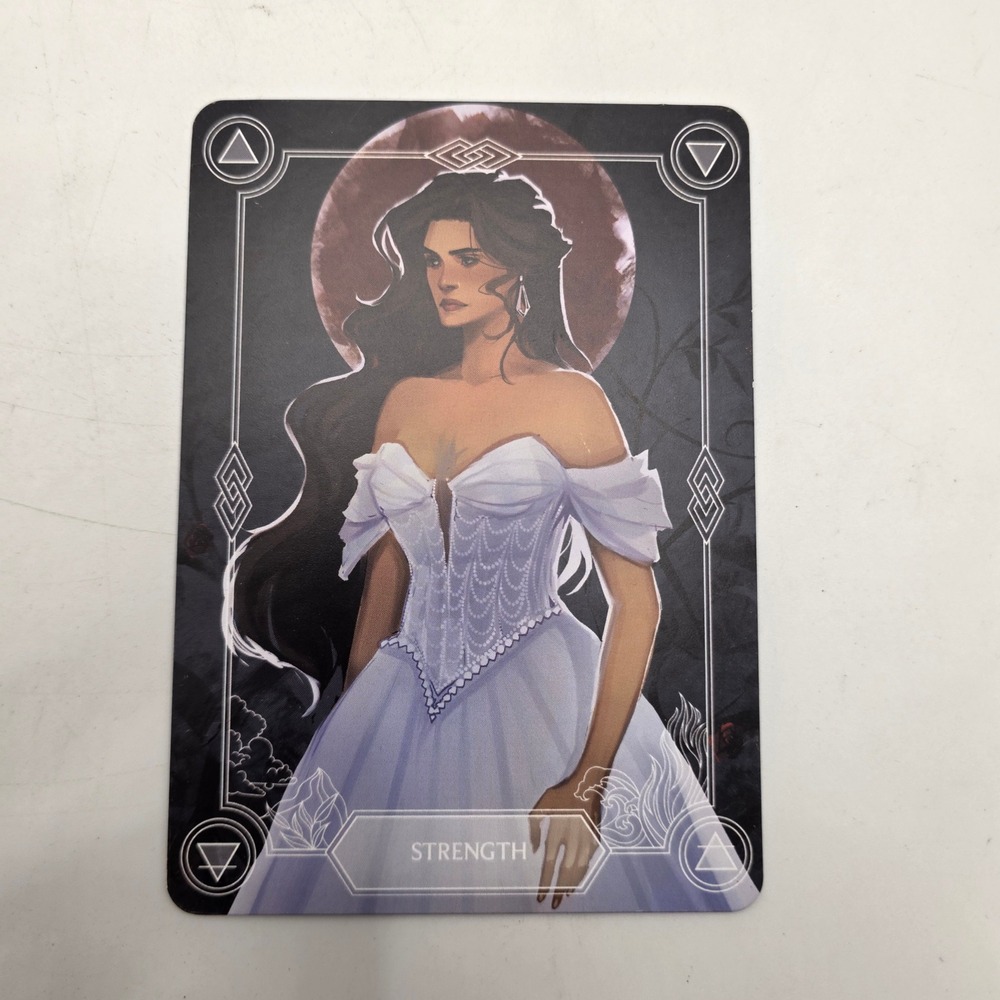 Strength Tarot‎ Card Fantasy Art Collectible Elemental Bookish Dark Arcana